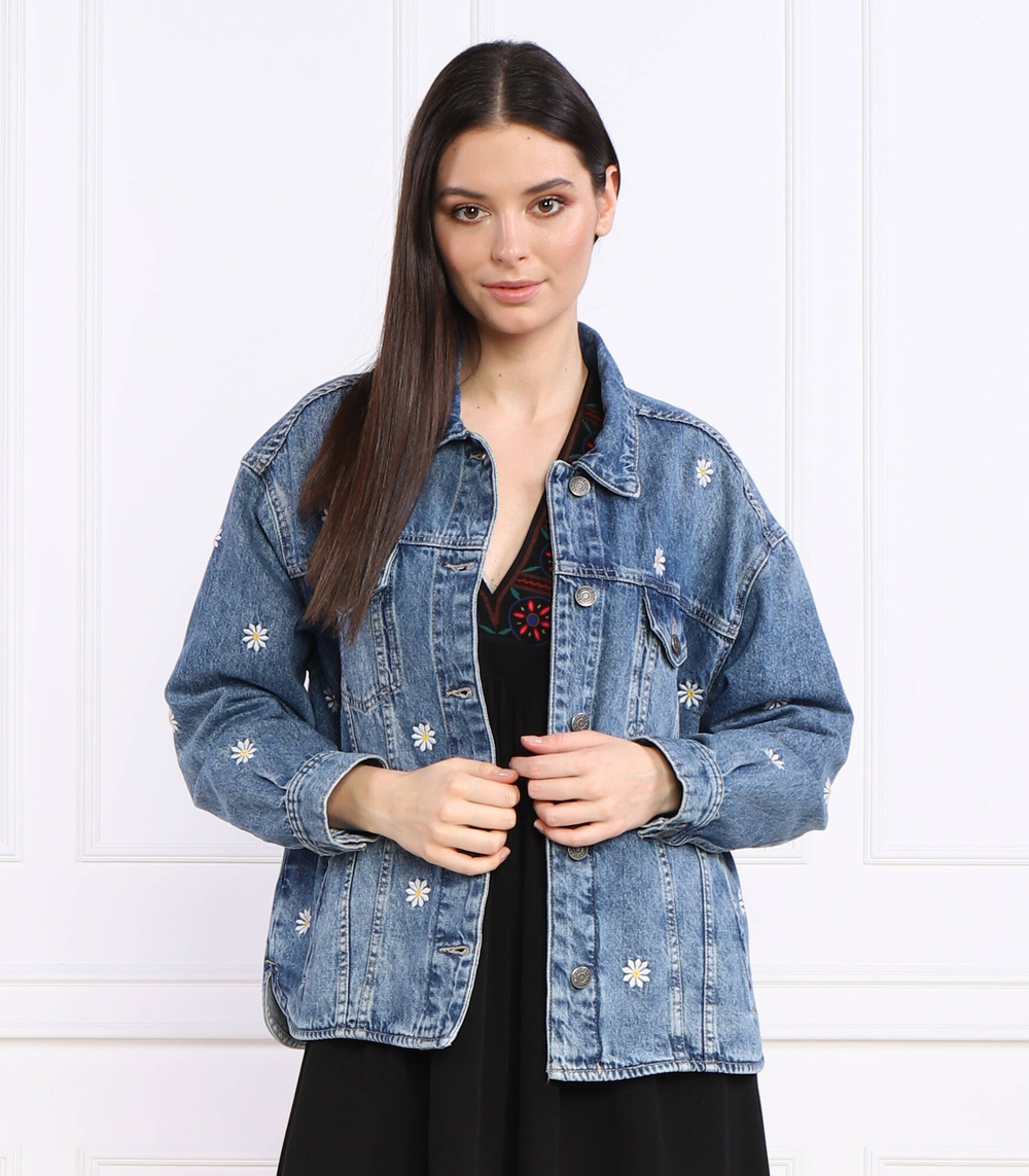 джинсовая куртка Desigual - голубой(23SWED60)