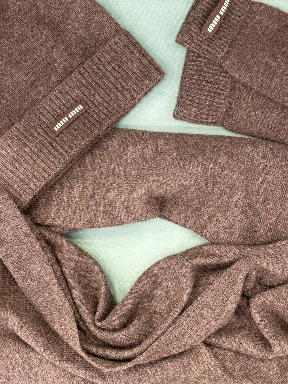 Комплект MIU MIU (шарф + шапка + перчатки)