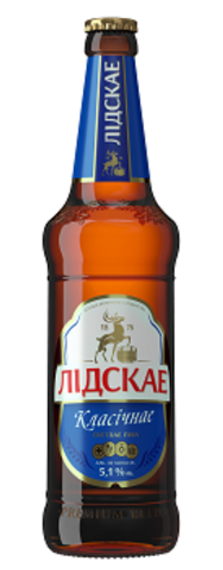 Пиво Лидское "Классическое" светлое 0,5л. стекло