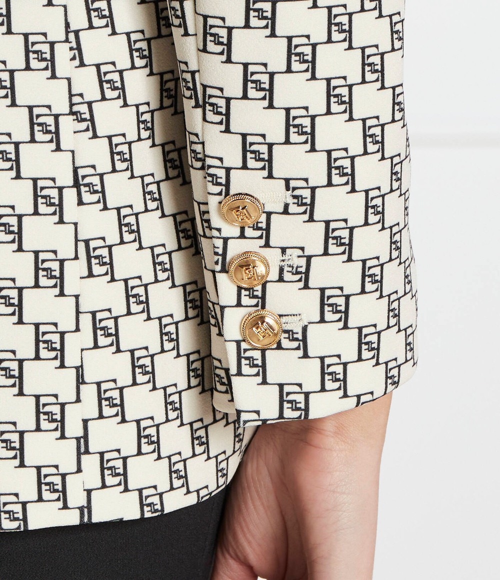 Пиджак Elisabetta Franchi - белый(GI06841E2)