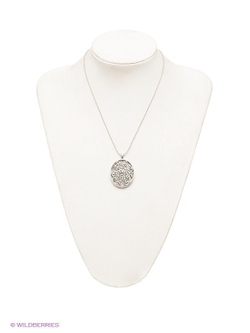 "Пейсли" подвеска в серебряном покрытии из коллекции "Ист бум" от Jenavi с замком карабин