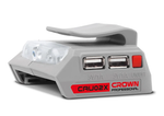 Блок для зарядки Crown 2хUSB LED-фонарь