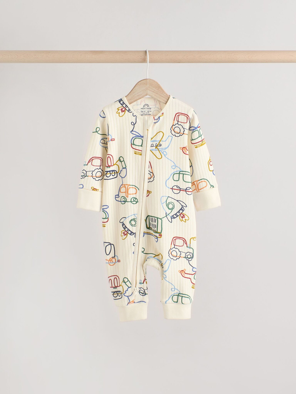 Комбинезон / Cлип для малышей Next E19-567, 4 шт., Голубой, Бежевый, Темно-серый