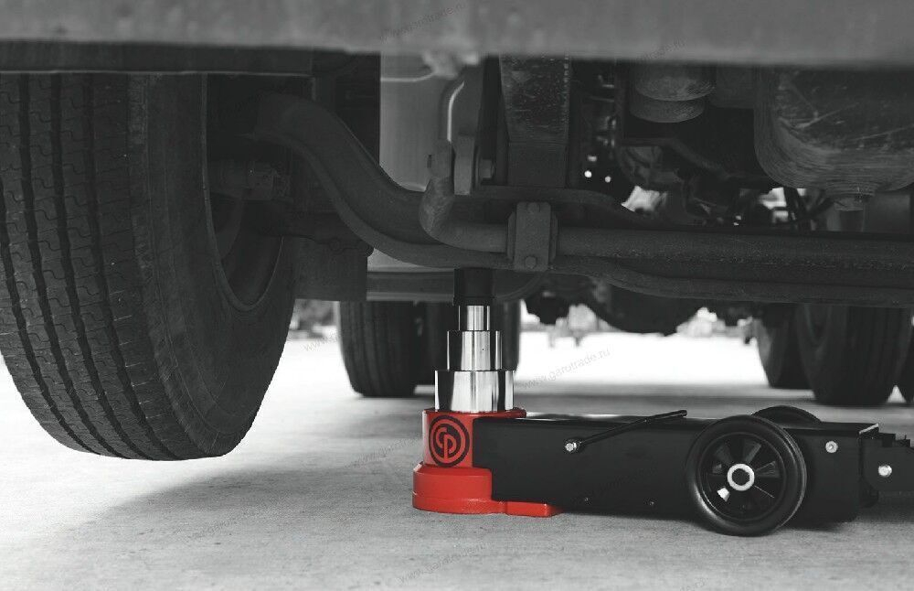 Домкрат подкатной пневмогидравлический CHICAGO PNEUMATIC CP85050, г/п 15/25/50 т