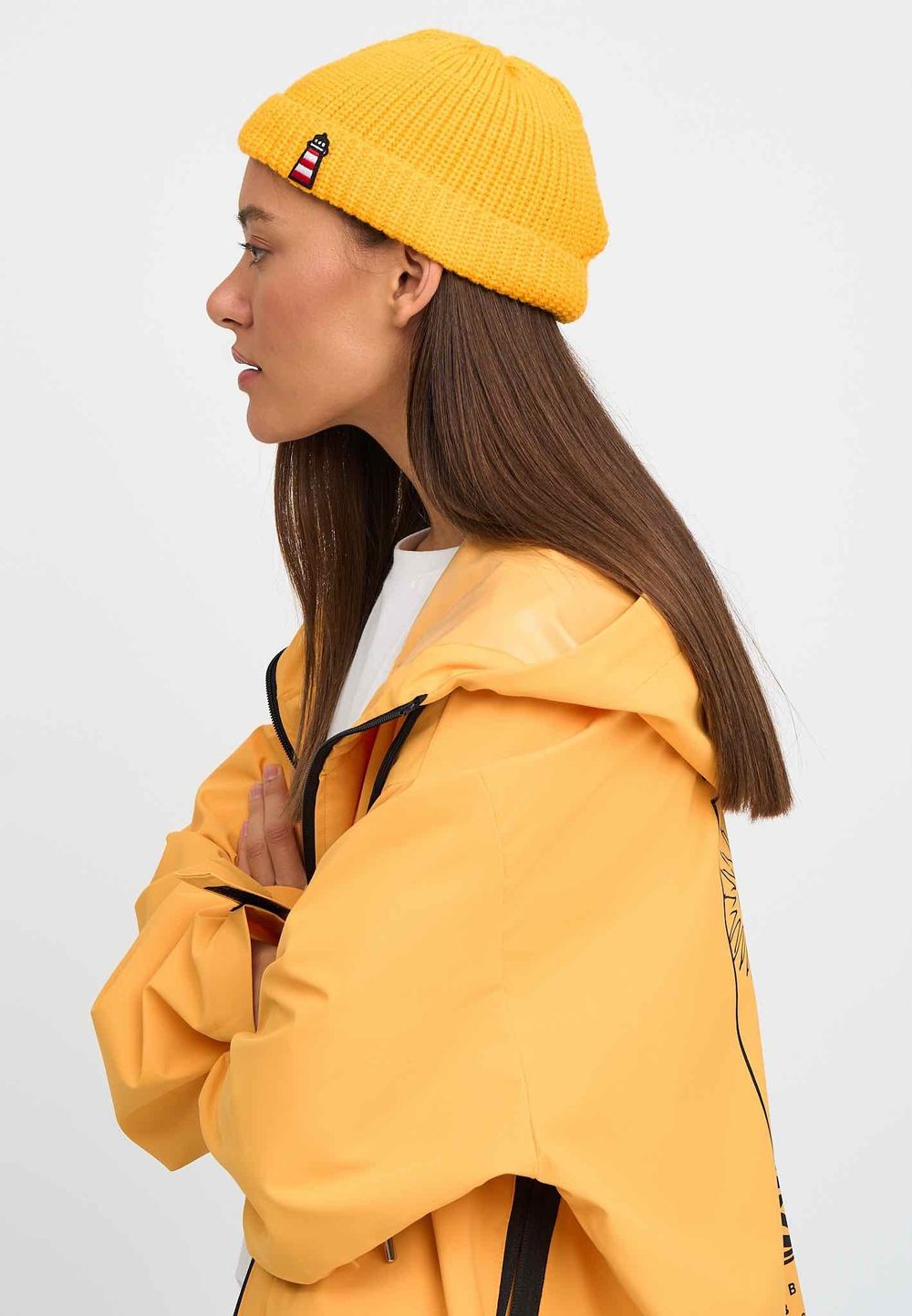 Плащ Kefirmaykifer Оверсайз желтый