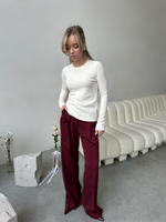 Брюки Office винный