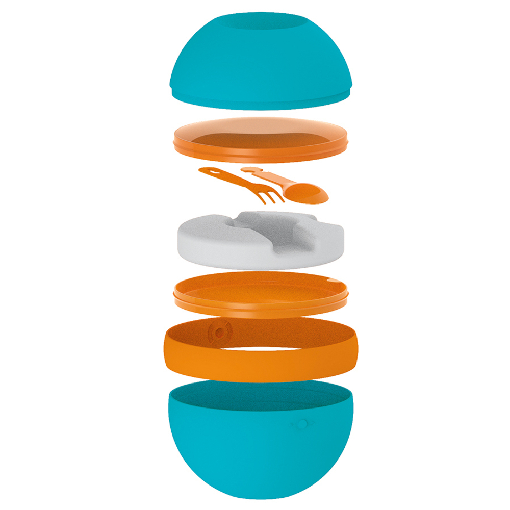 Ланч-бокс для салатов zero chilled, бирюзовый