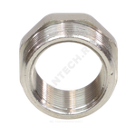 Футорка латунь никель Ду 20х15 (3/4"х1/2") НР/ВР VALFEX VF.581.N.034.012
