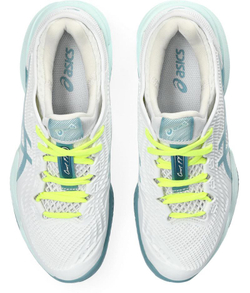 Женские Кроссовки теннисные Asics Court FF 3 Clay - white/soothing sea