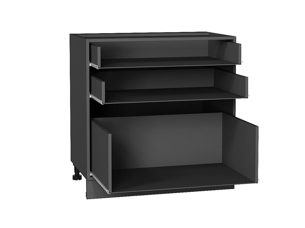 Каркас нижнего шкафа с 3-мя ящиками Н 803