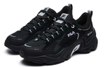 FILA Fila Heritage all-match comfortable shock absorption non-slip wear-resistant low-top daddy shoes men's black