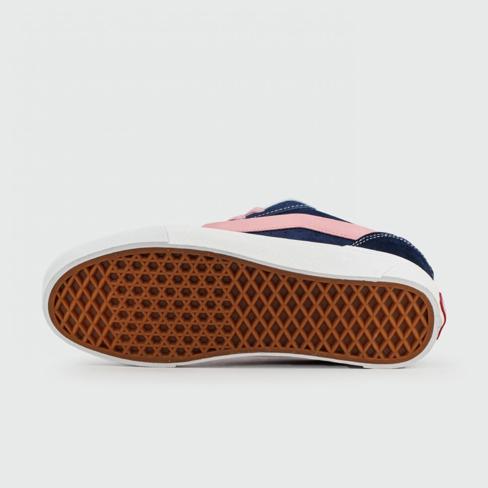 кеды Vans Knu Skool Blue / White Pink Wmns