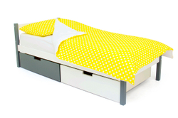 Детская кровать Бельмарко Svogen classic графит-белый