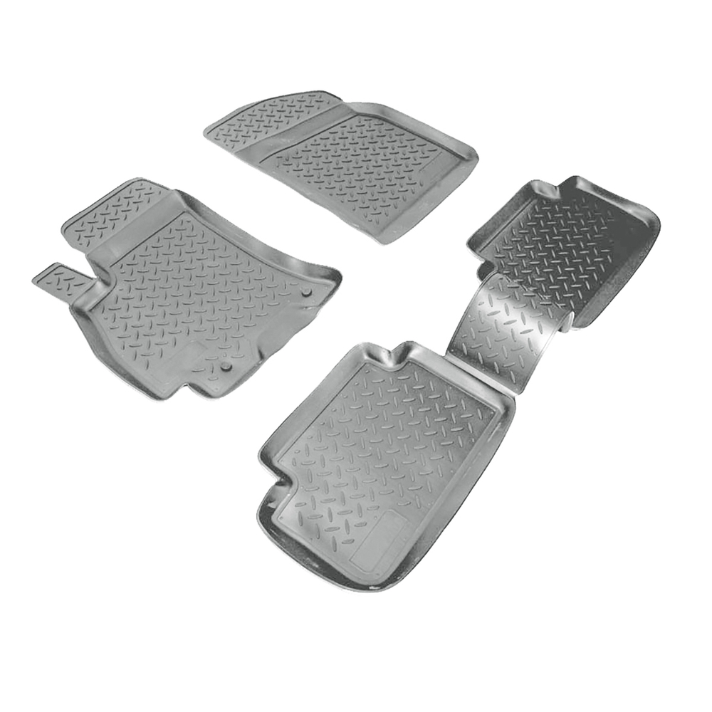 Ковры в салон Norplast/Unidec для ЗАЗ Sens (2007-)Полиуретан,Серый, арт.NPL-Po-15-25-G