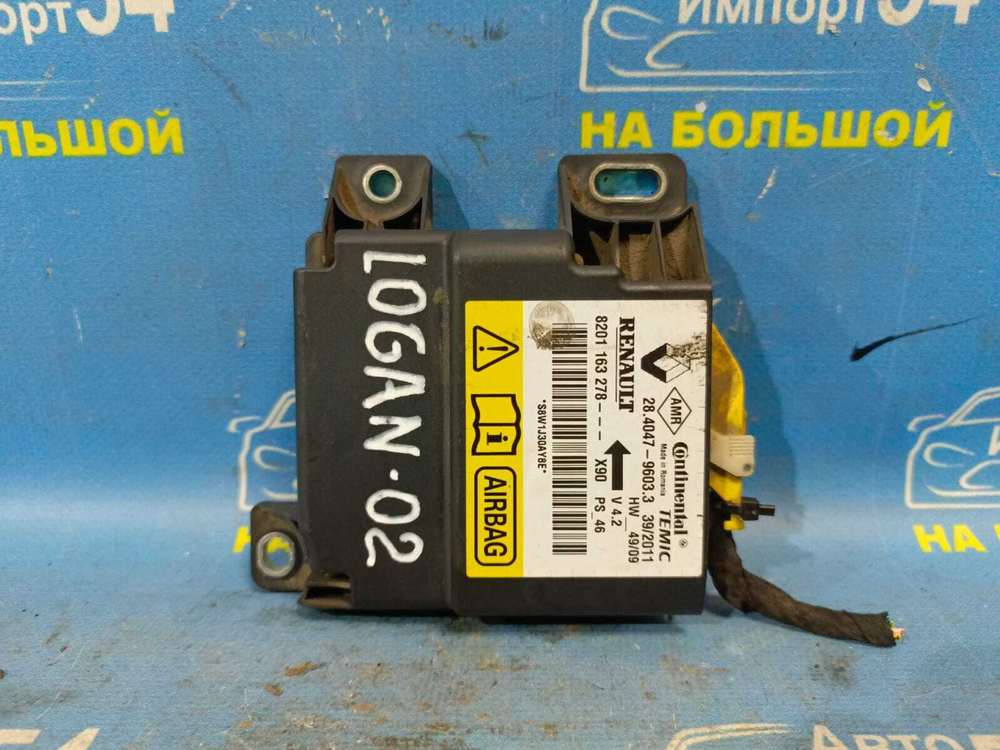Блок управления AIR BAG RENAULT LOGAN 2011