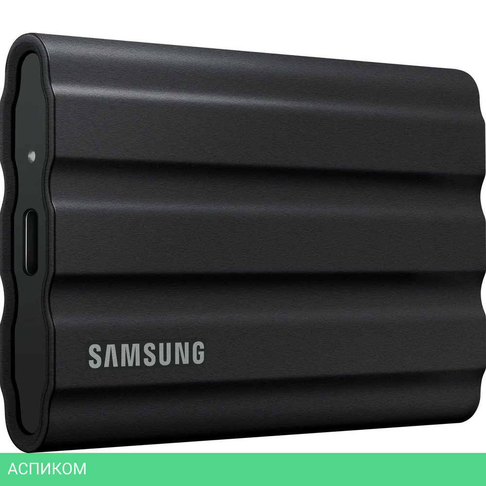 Внешний накопитель Samsung T7 Shield 2TB черный (MU-PE2T0S/WW)