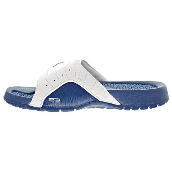Jordan Casual Slippers 'White Blue'