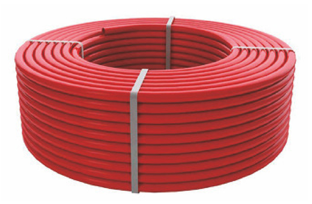 Труба из сши. поли. цв. красный (Pex В)  16*2,2  ViEiR  (100м)