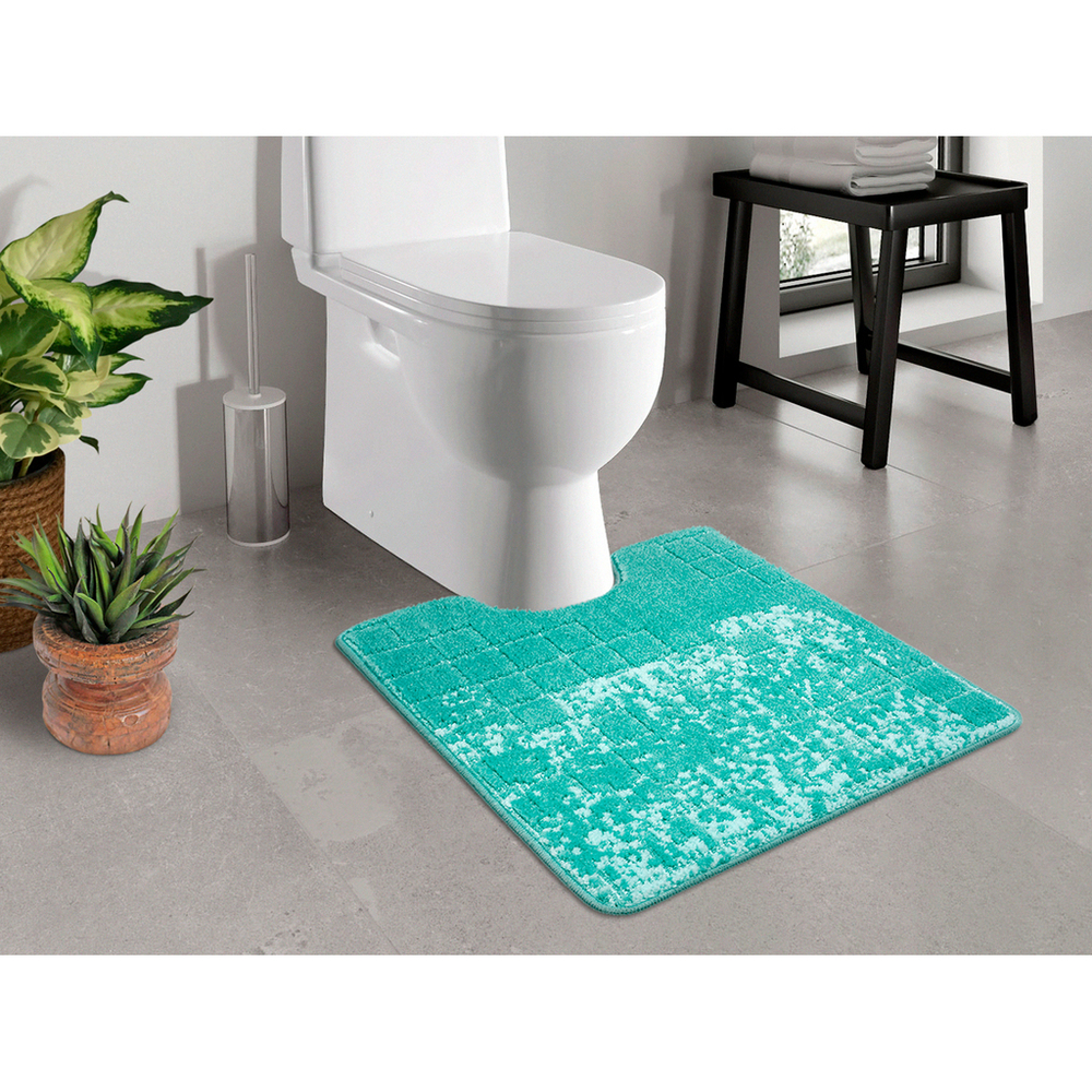 Коврик д/туалета Shahintex Vintage  60*80 мятный (01)