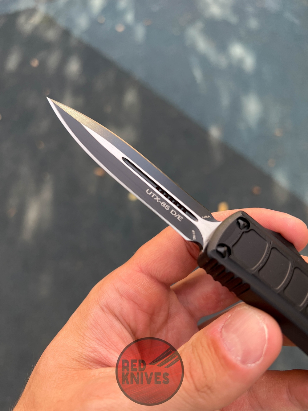 Нож Microtech UTX-85 Stepside D/E , клинок кинжальный 232II-1TS
