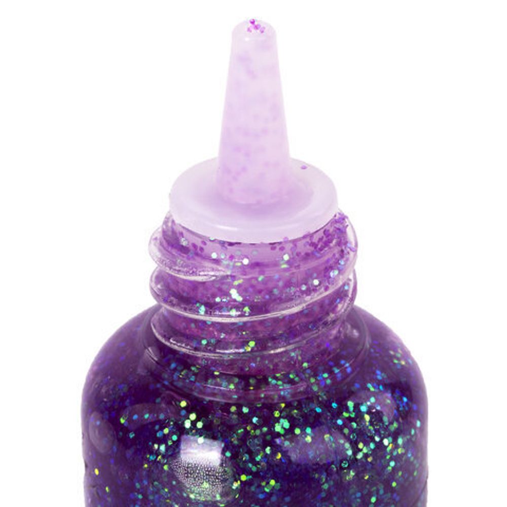 Гель с блестками ОСТРОВ СОКРОВИЩ, для декора, поделок, DIY, творчества, оформления, 20 мл, НЕОН, цвета ассорти, в дисплее, 662261