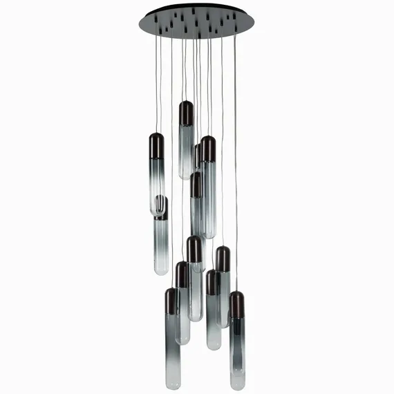 Подвесной светильник Eclipse Ø60 см, дымчатый, серый