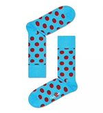 Голубые носки унисекс Big Dot Sock в горох (Размер: 25) (Цвет: голубой)