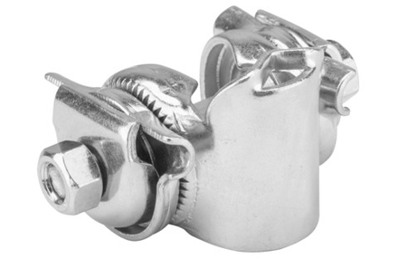 Замок седла LJ-004 UCP серебристый арт.470106