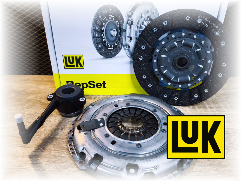 Комплект сцепления с выжимным  LUK VAG GEN2 1.8 -2.0 TDI TSI