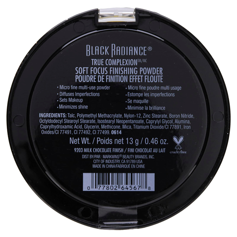 Black Radiance, True Complexion, пудра для мягкого фокуса, 9203 молочный шоколад, 13 г (0,46 унции)