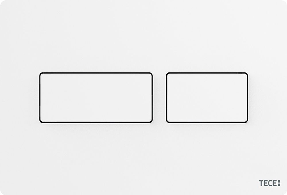 Панель смыва TECEsolid с двойной системой смыва для унитаза, цвет белый матовый