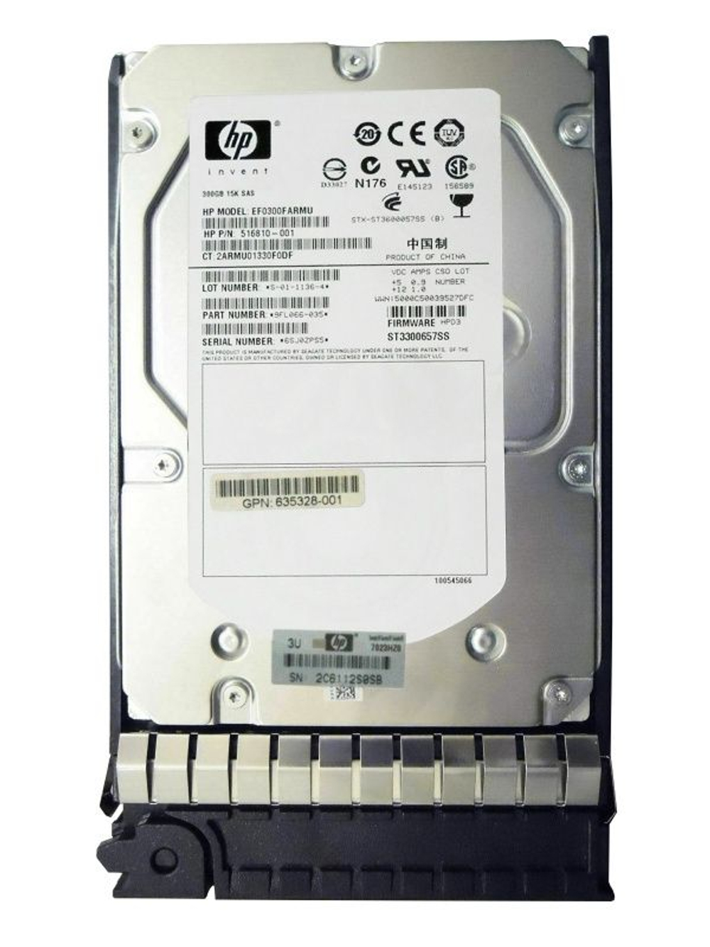 Серверный жесткий диск HP EF0300FARMU 15K SAS 3.5"