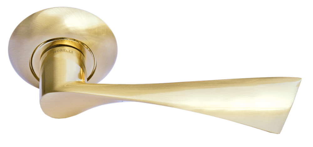 Дверные ручки Morelli "КАПЕЛЛА" MH-01 SG Цвет - Матовое золото