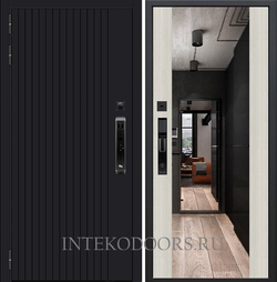 Вертикаль Черная V8 зеркало ELIT