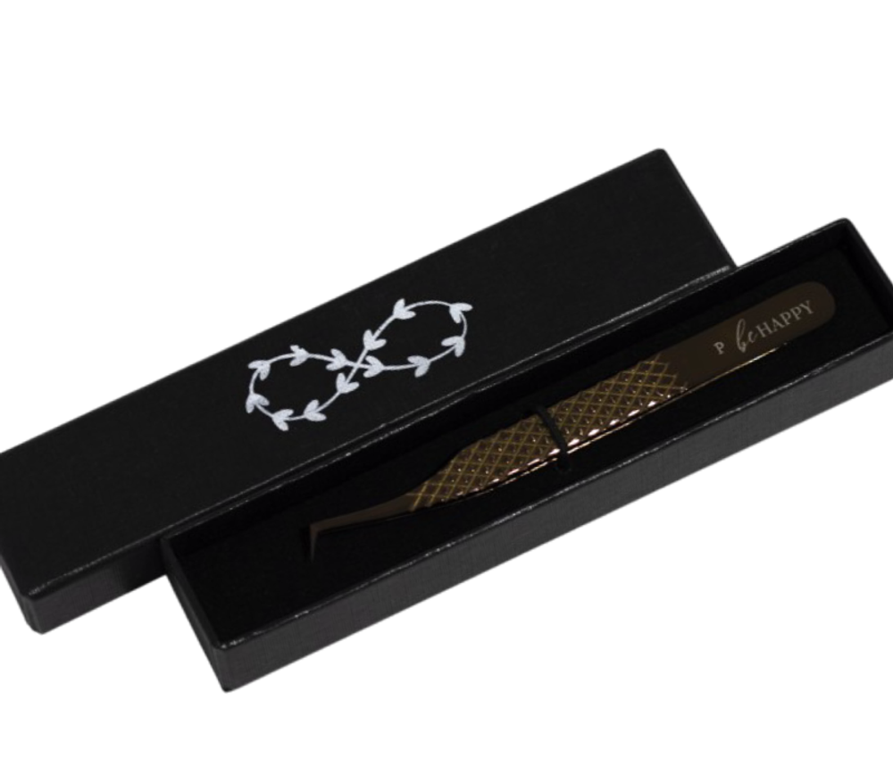 Пинцет P Diamond Rose Gold Be Happy