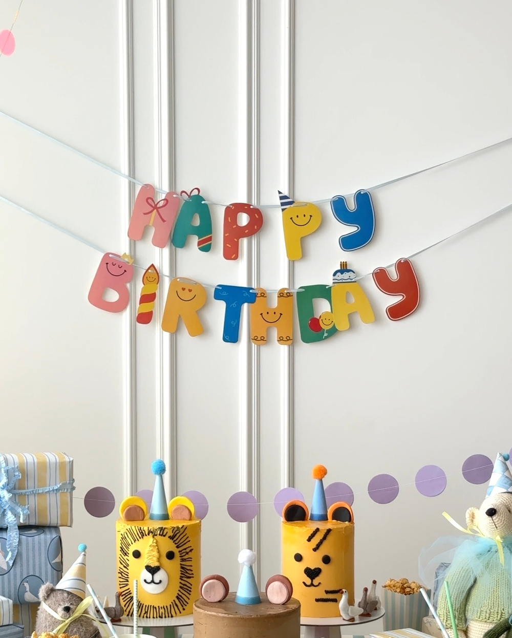 Гирлянда-надпись "Happy Birthday"