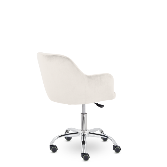 Кресло Кремона хром Velutto 02 (светло-бежевый)