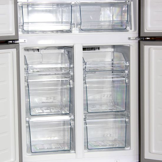 Холодильник Ginzzu NFK-510 Black glass