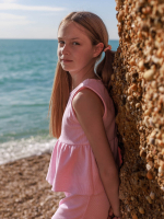 Комплект Mjölk (топ и брюки) Pink