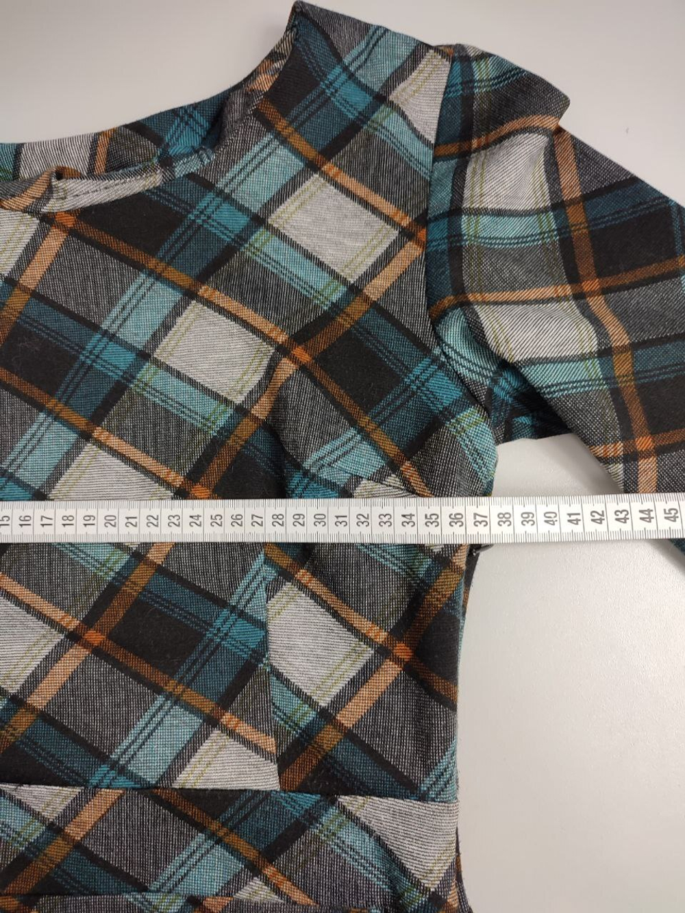 Платье в клетку 42 размер