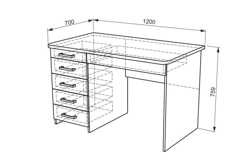 Детская «Манхэттен» (ясень шимо т./ясень шимо с.), ЛДСП/МДФ, Мебельсон