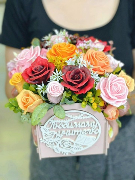 «Любимому учителю, роуз» Композиция