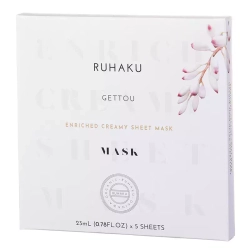 Ruhaku Тканевая питательная кремовая маска для лица Рухаку- Enriched Creamy Sheet Mask, 5 шт.