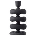 Подсвечник vivlend, 22 см, черный