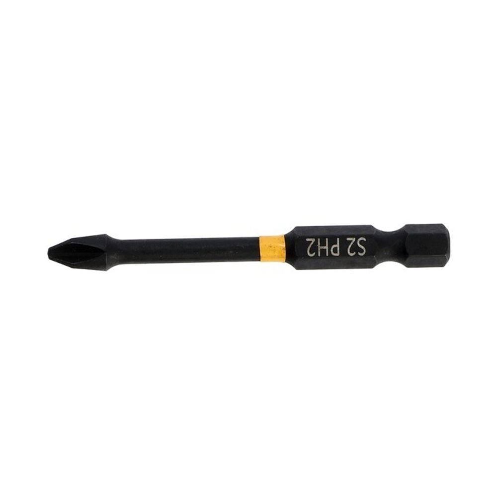 Бита ТУНДРА ПРОФИ, Torsion, сталь S2, PH2 х 65 мм, пвх-чехол