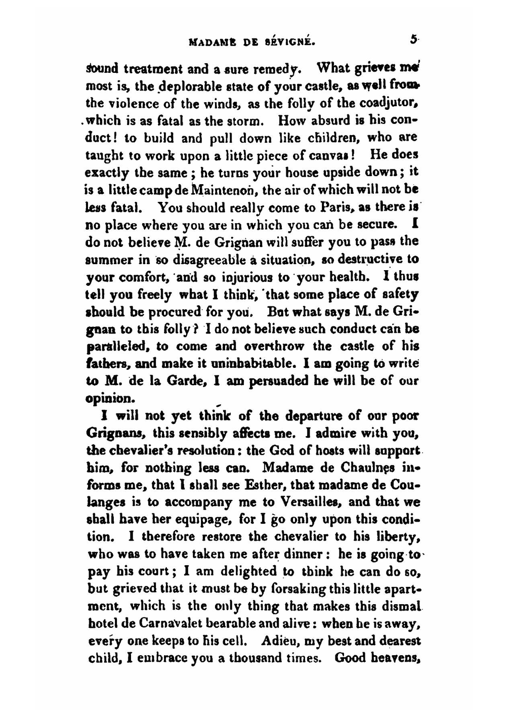 Letters of Madame de Sévigné to Her Daughter and Her Friends. Volume 8 | Marie de Rabutin-Chantal Sévigné