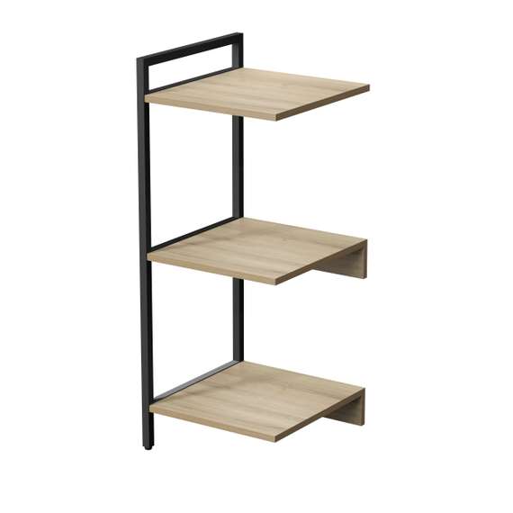 10СПС.3.400 Стеллаж промежуточный средний 3 полки, узкий (380*400*952)