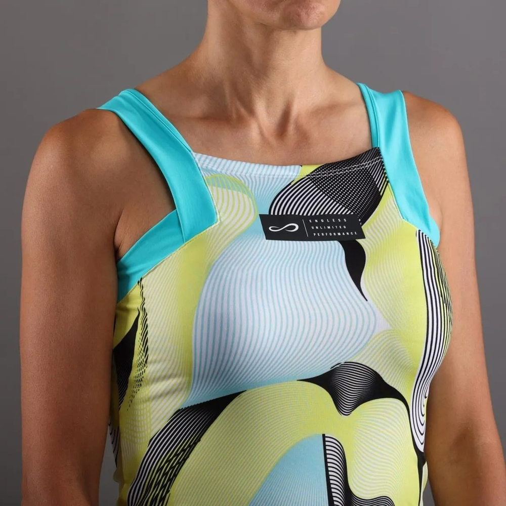 ОДЕЖДА ДЛЯ ТЕННИСА Женская, Майка ENDLESS TOP BREEZE KYNETIC .