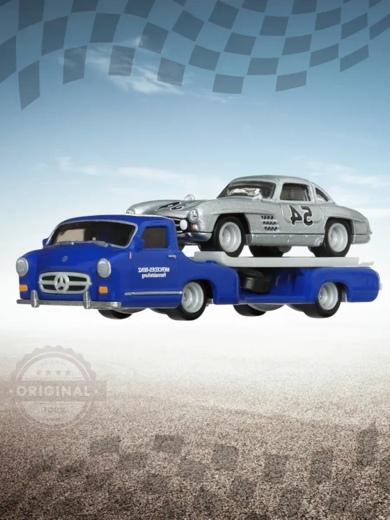 Набор Хот Вилс Premium Mercedes Benz FLF56 HRV48