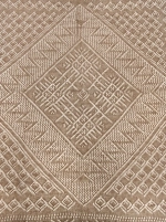 Оренбургский пуховый платок-паутинка А120-08 темно-бежевый